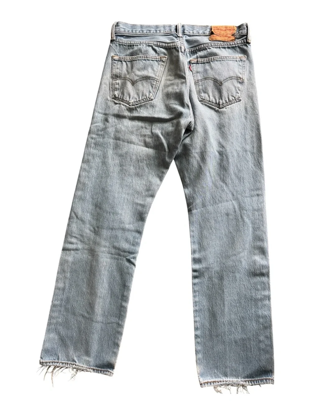 Levi’s Vintage 501 Distressed Light Wash Straight Leg Jeans Men’s 34x33 USA